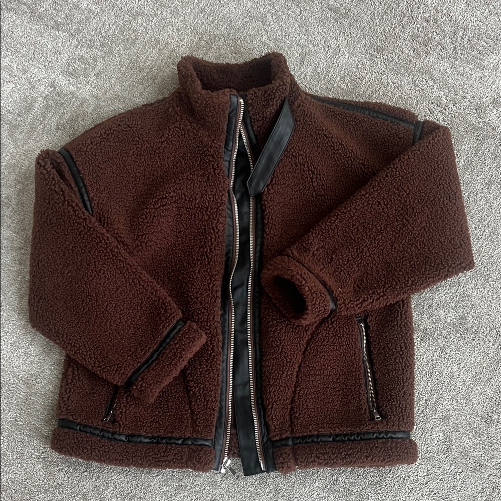 Abercrombie & Fitch Brown Bomber Jacket